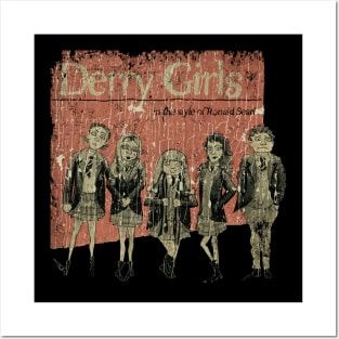 Derry Girls Vintage Style Posters and Art